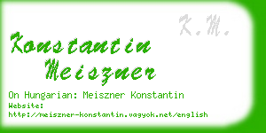 konstantin meiszner business card